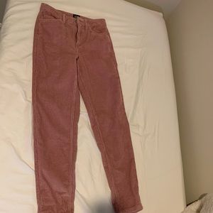 Urban outfitter pink corduroy pants